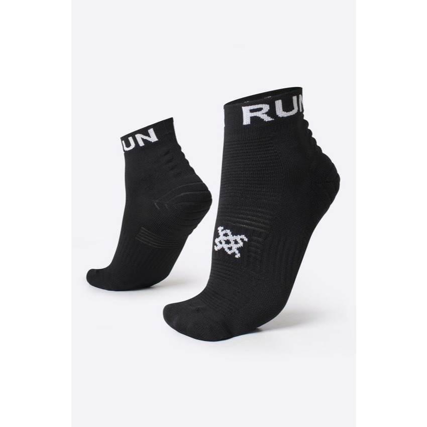 Meia Curta para Corrida HUPI - Running Pro Run Preto