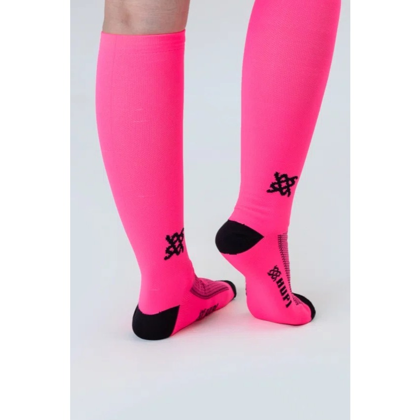 Meia Longa HUPI Lisa Rosa Neon