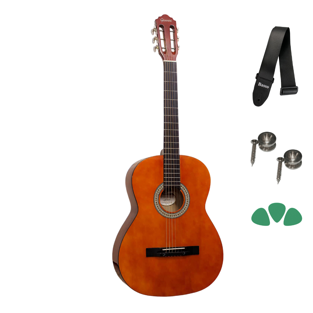 Violão Acústico Gianninistart S-14 Natural Aço Estudo em Oferta na Shopee