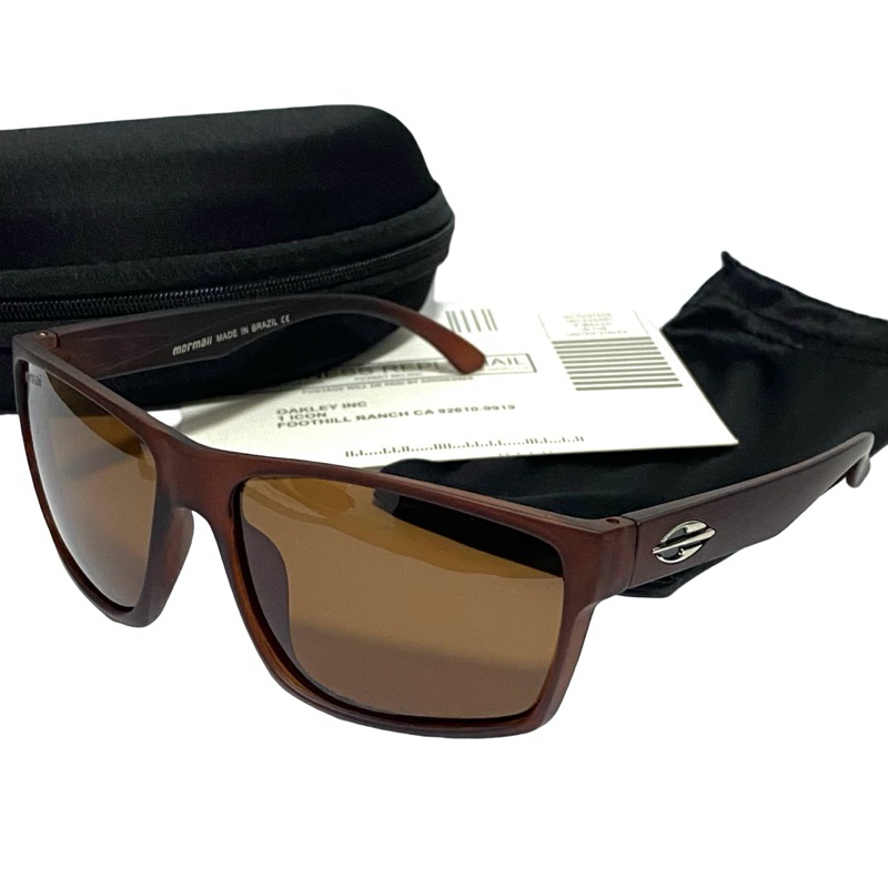 Óculos Solar Esportivo Masculino SanDiego Polarizado M.2828 Preto Marrom Exclusivo Surf Promoção - Oferta
