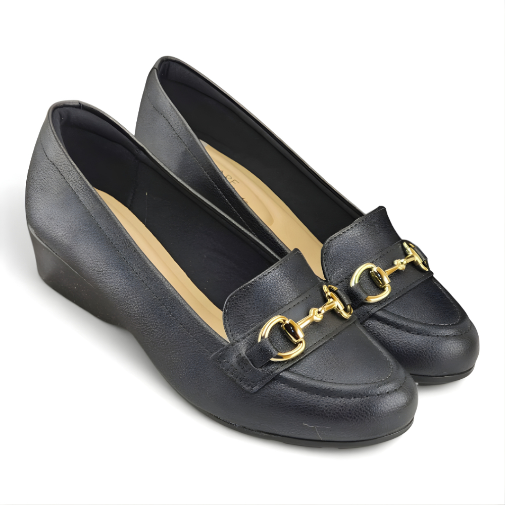 Sapato Mocassim Feminino Modare Anabela Casual Forma Estreita Palmilha Ultraconforto com Absorção de Impacto