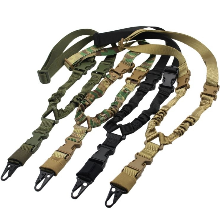 Bandoleira Fuzil Cal 12 Airsoft Tática 1 Ponta Strap Encaixe Rápido