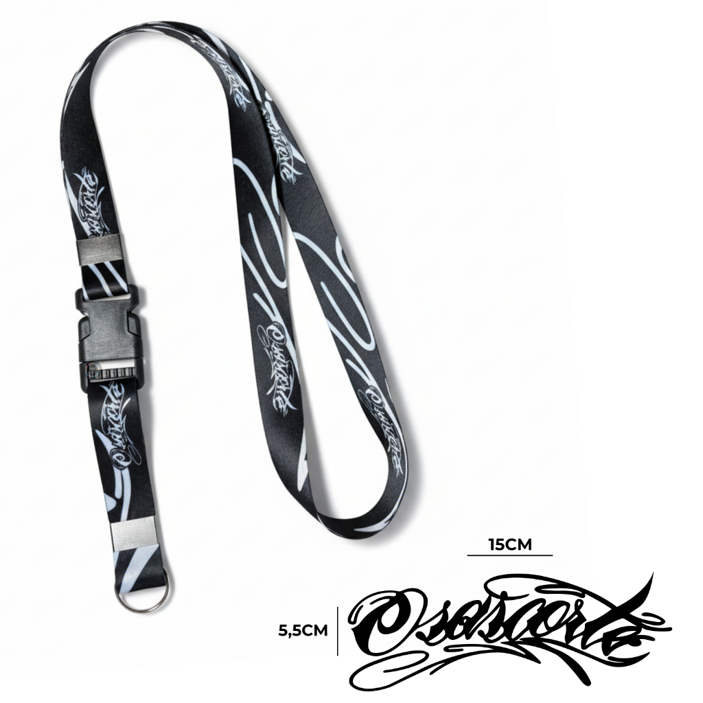 Kit Cordão Chaveiro e Adesivo Osascorte Engate Rápido