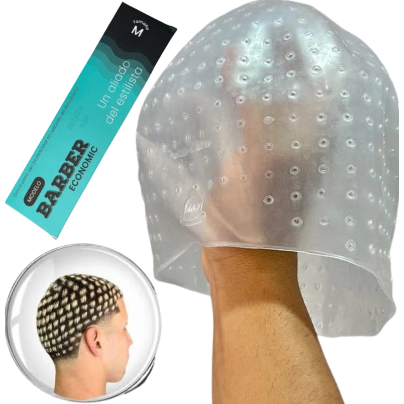 Touca Alinhada Maf Para Luzes E Mechas Alinhada, Cor Transparente