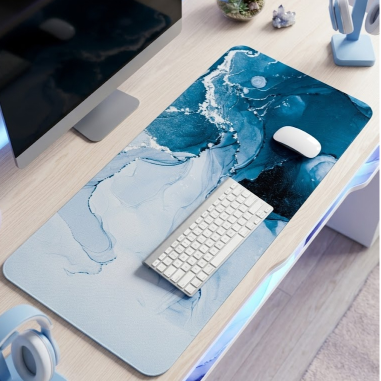 Mouse Pad 90 x 40 Clean Feminino Minimalista Deskmat Grande Setup Moderno Premium Promoção
