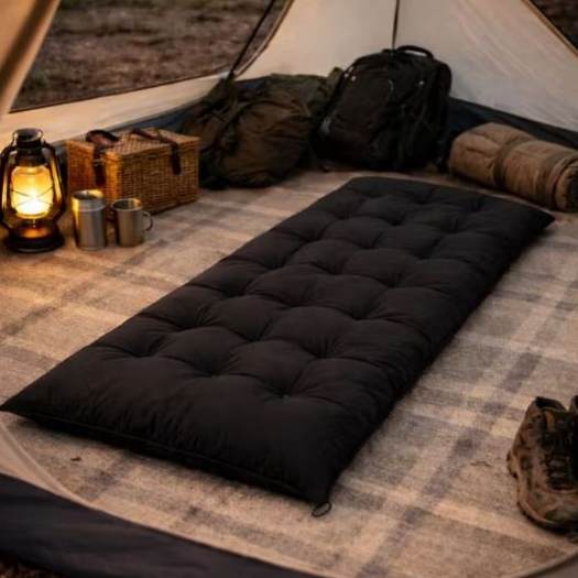 Colchonete Futon  1,20x0,60  Espreguiçadeira-Almofada Grande Camping Multiuso