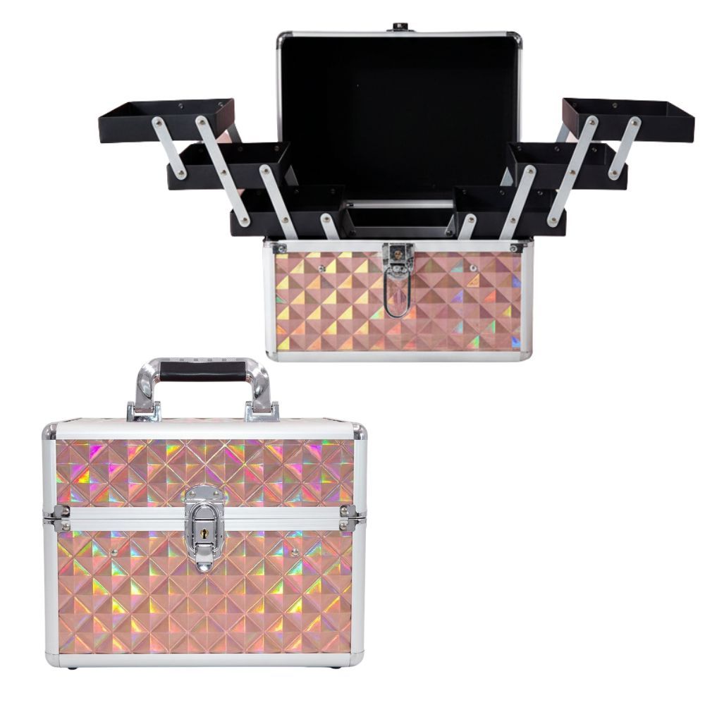 Maleta Para Maquiagem Porta Joias Bijuterias e Acessórios em Oferta na Shopee