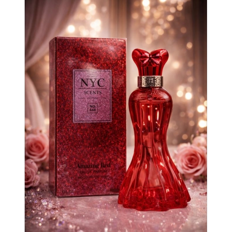 Perfume importado feminino Vestido vermelho 049 Nyc scents 30ML EDP