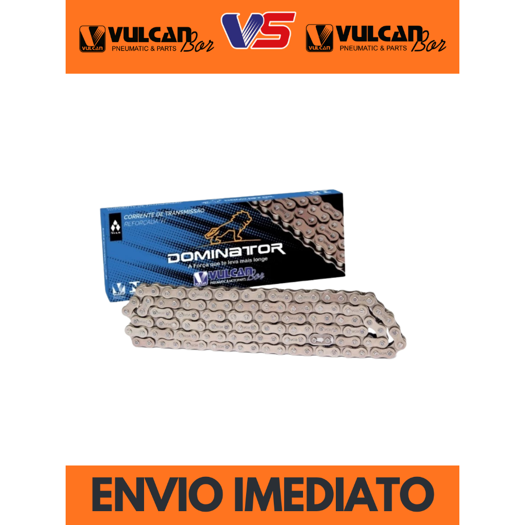 Corrente Reforçada 428HX-118L CG 150/160 YBR 125 Factor Riva em Oferta na Shopee