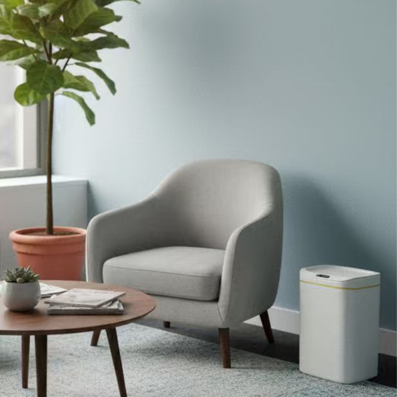 Lixeira Inteligente Branca com Sensor Automático – 16 Litros | Recarregável — imagem 2 de 2