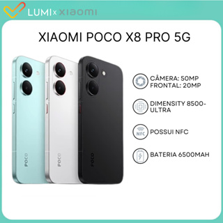 Xiaomi Poco X8 PRO 5G, Versão Global, Câmera 50MP, MediaTek Dimensity 8500-Ultra, Bateria 6500mAh em Oferta na Shopee