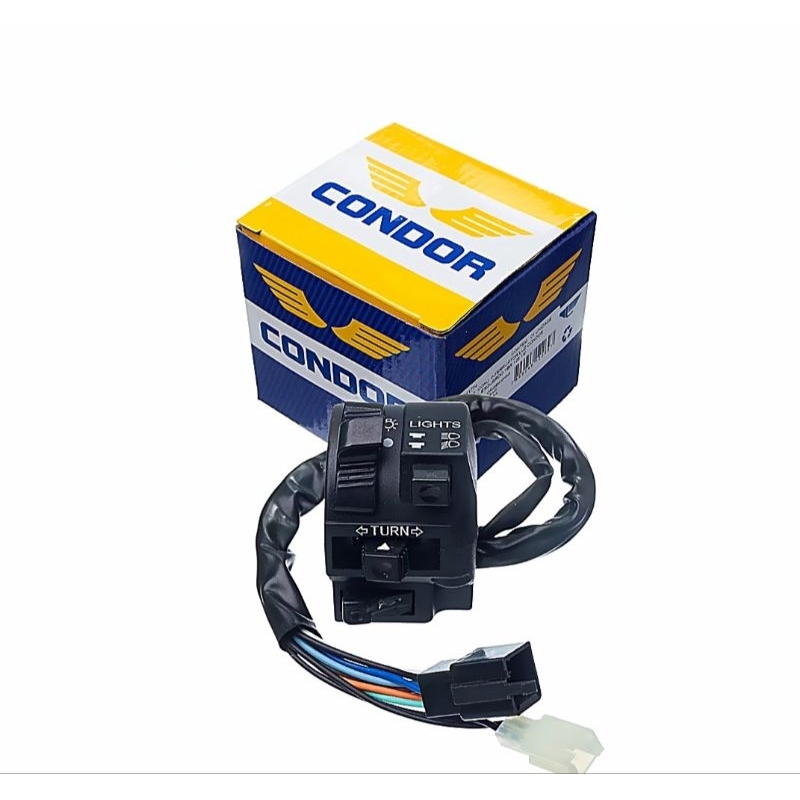 Interruptor Luz Esquerdo Condor XR 250 Tornado 2001 a 2005 Buzina Pisca Farol Original