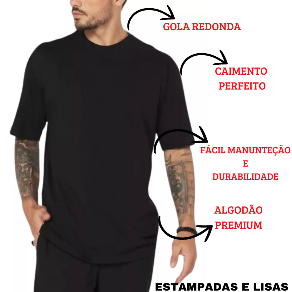 Detalhes do camiseta masculina champions basica estilosa 100% algodão