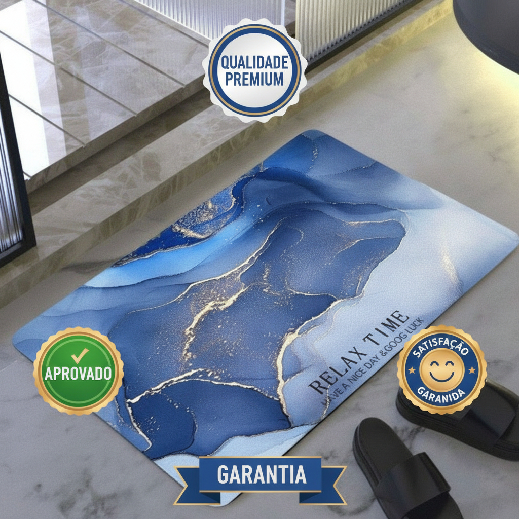 Tapete Banheiro Antiderrapante Macio Absorvente Cores Tapete para banheiro Tapete antiderrapante