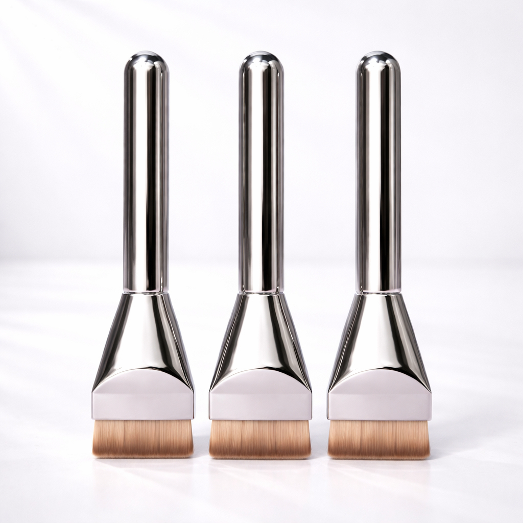 KIT 2 PINCÉIS BASE ULTRAFINO Leve Fino Contorno Facial Corretivo Profissional em Oferta na Shopee