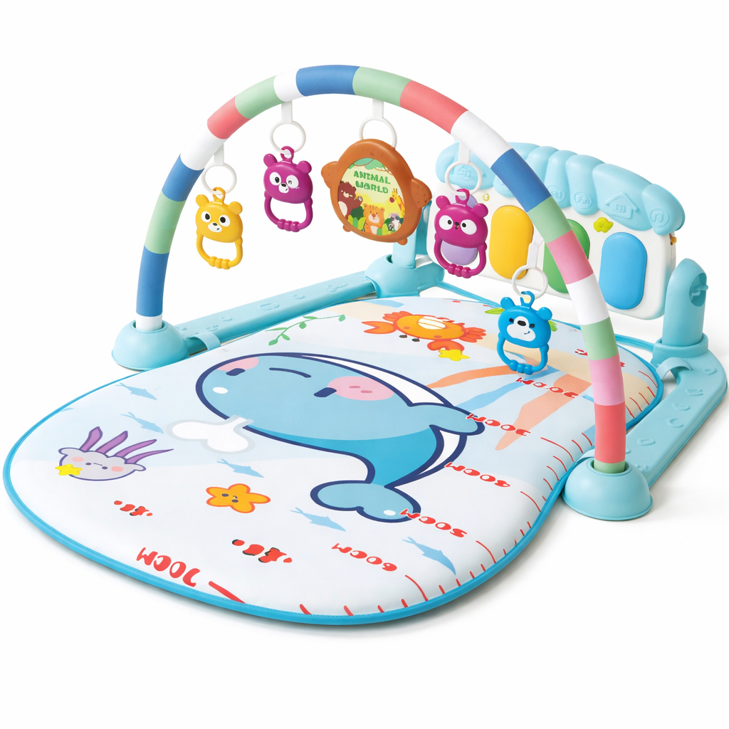 Tapete de atividades bebê infantil teclado musical enfeitos conforto Tapete brinquedo de engatinhar