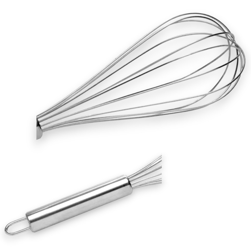 WINCY - BATEDOR DE CLARA - FOUET -  EM INOX - 25CM (PEQUENO)