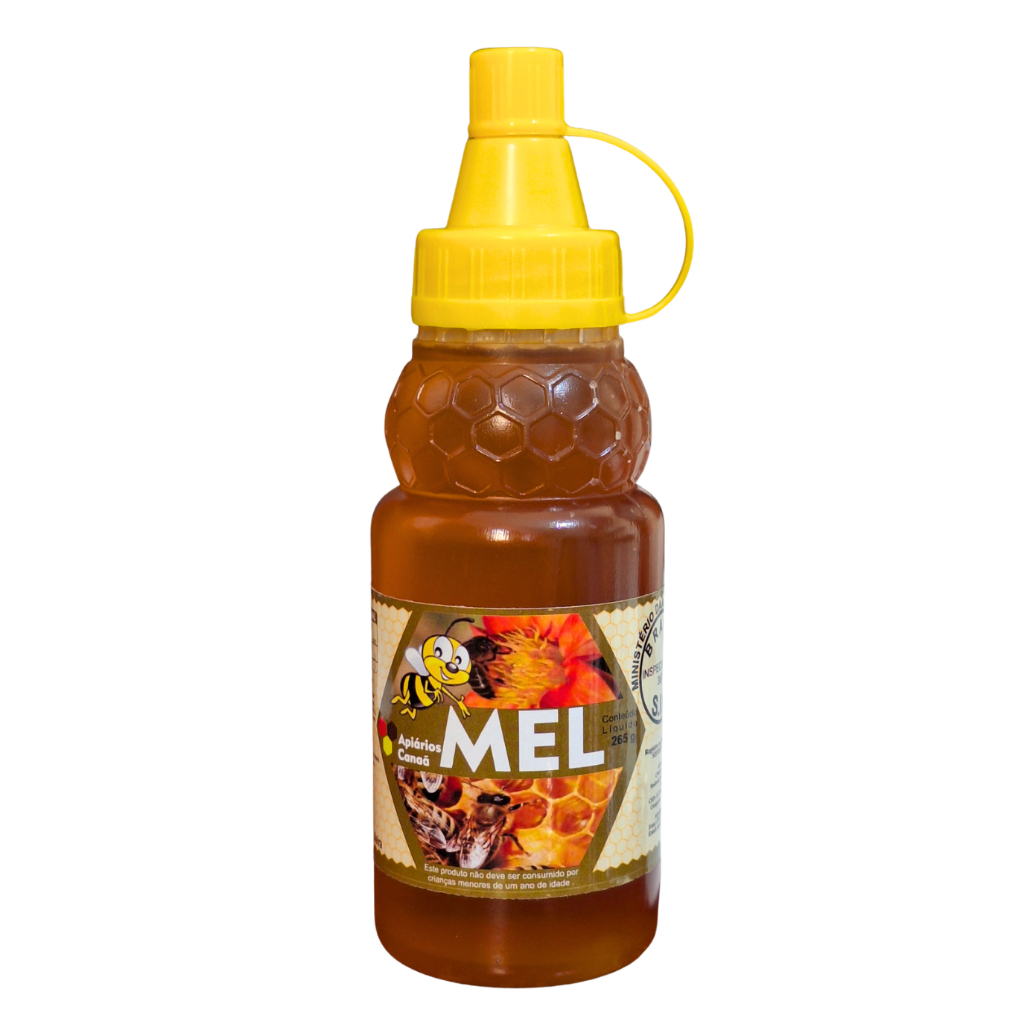 Mel de Abelhas Florada Silvestre Canaã Sul de Minas - Bisnaga 265g