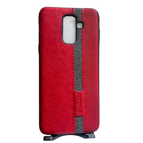 Capinha Para Celular J8 Estilo Couro Capinha Feminina E Masculina Azul Vermelho Bege Cinza