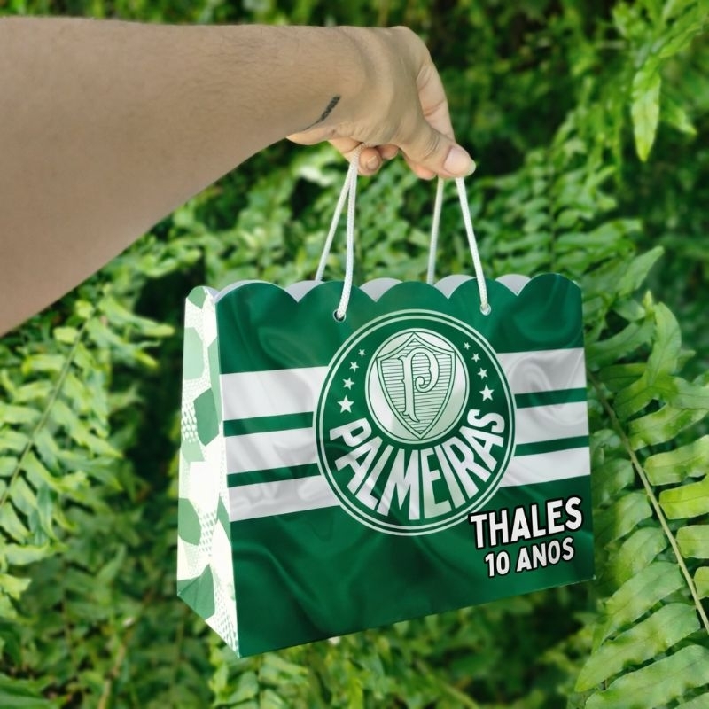 Sacolinha PEGUE E MONTE Personalizada Times de Futebol | Lembrancinha | Aniversário | Esporte