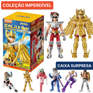 Caixa Surpresa Cavaleiros do Zodiaco Blokees Versão 1 Saint Seya Original - Boneco Articulado em Oferta na Shopee
