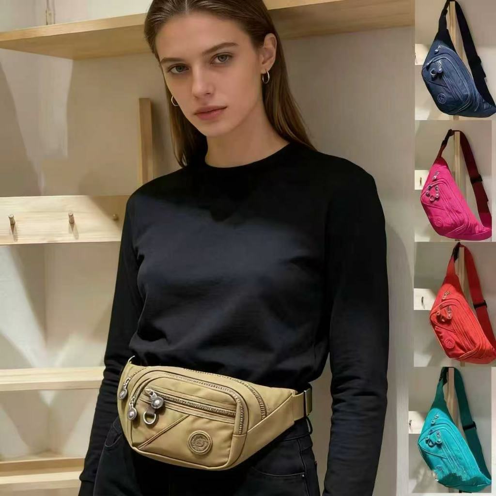 Bolsa de cintura multifuncional à prova d'água, unissex, Com amplo espaço, Elegante e durável em Oferta na Shopee