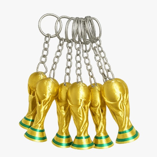 Kit 10 a 50 Chaveiros Trofeu Copa do Mundo 2026 Lembrancinha Brinde Revenda Atacado Futebol