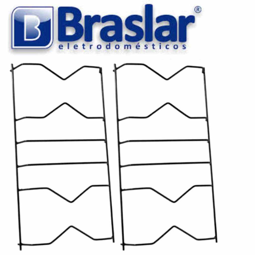 KIT 2 GRELHAS TREMPE GRADES PARA O FOGÃO BRASLAR  BRASILAR 4 BOCAS (PARALELAS AS ORIGINAIS