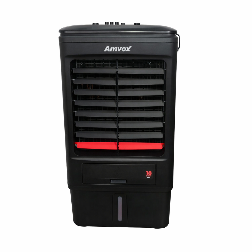 Climatizador de Ar Portátil Amvox 18L ACL018 Ventila Umidifica Ar Frio Econômico Velocidades