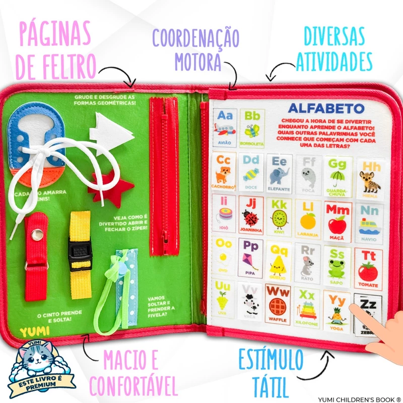 Livro Infantil Sensorial Montessori para Bebês e Crianças — foto 7