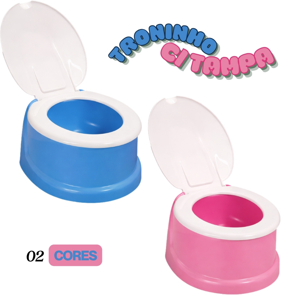 Troninho Infantil Penico Com Tampa Criança Redutor De Assento Infantil Para Desfraude