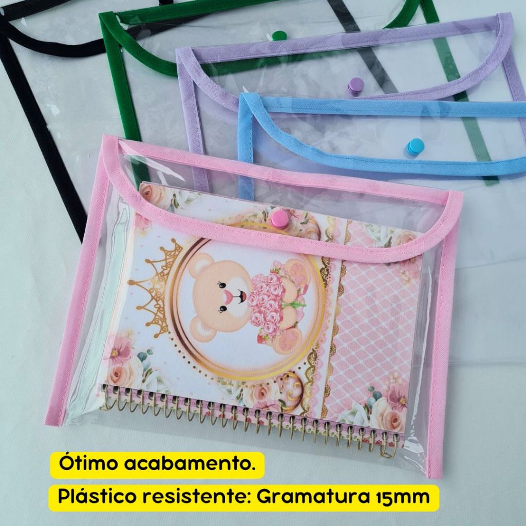 Detalhes do Capa Plástica Personalizada para Caderneta de Vacinação Documentos e Livro do Bebê