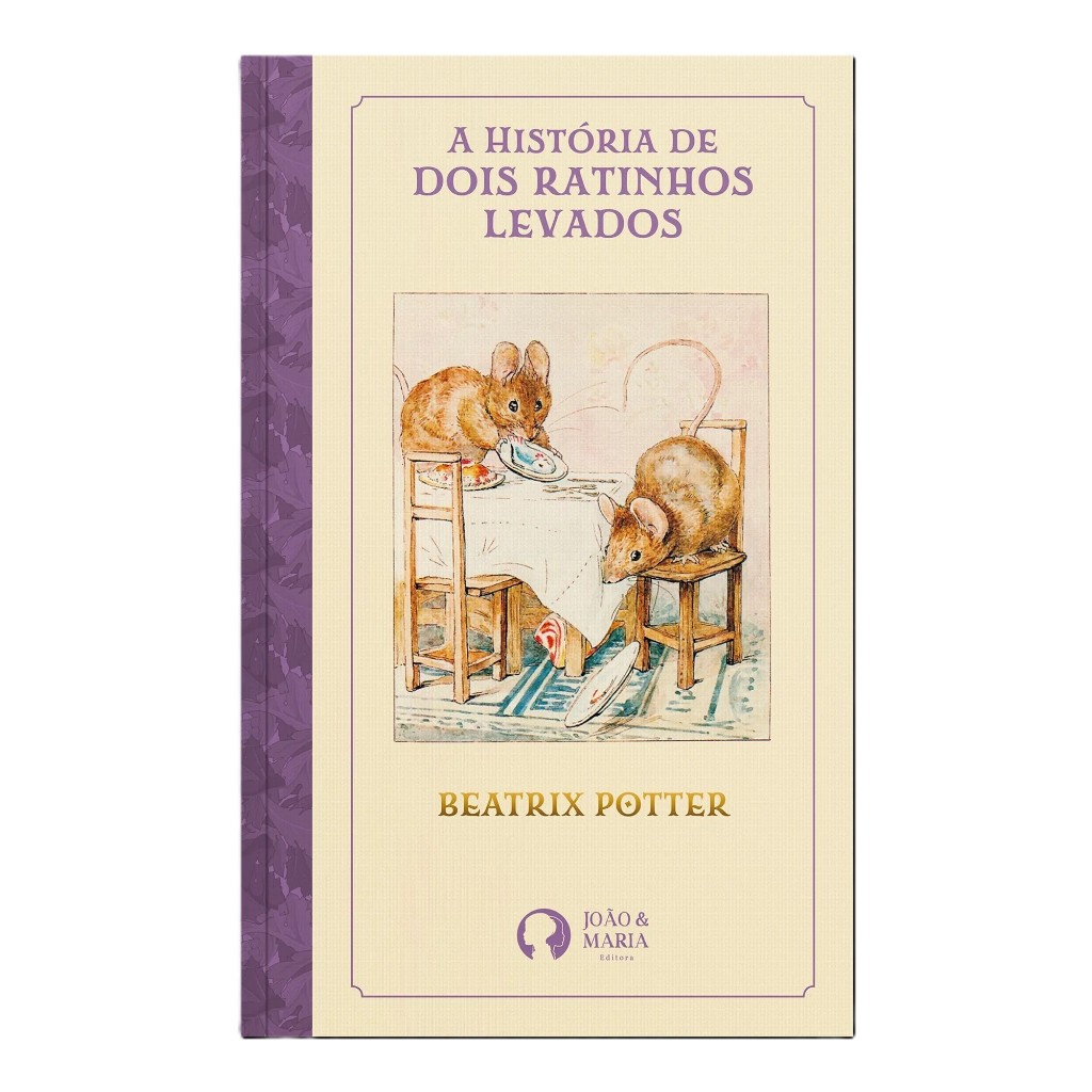 Livro A História de Dois Ratinhos Levados | Beatrix Potter | Clássico Infantil Ilustrado | Capa Brochura Novo Lacrado