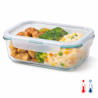 Kit Potes Herméticos Marmita de Vidro 630ml 1 a 5 Unidades - P/ Forno e Microondas em Oferta na Shopee