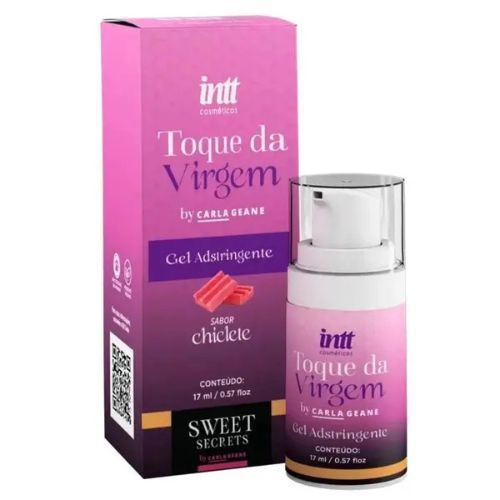 Gel Adstringente Sempre Virgem Intt 17ml - Efeito Apertadinha Toque da Virgem Sabor Chiclete - Original Pronta Entrega