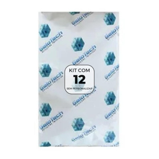 Gelo Gel Artificial Reutilizável Flexível  de 120ml 12 unidades 14 cm x 9,0 cm em Oferta na Shopee