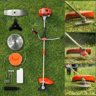 Roçadeira Lateral A Gasolina Nakasaki 4 Em 1 75cc 3hp 2 Tempos Profissional Bipartida Multifuncional em Oferta na Shopee