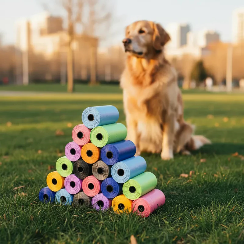 Refil para Sacolas Biodegradáveis de Coco 300 Pcs Prático Pet — foto 2