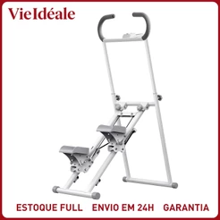 Simulador De Caminhada Stepper Escalada Aparelho Cardio Dobrável 120kg Fitness Visor Lcd