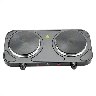 Fogão Elétrico Kian Duas Bocas 2000W Preto 127V em Oferta na Shopee