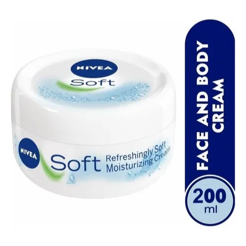Hidratante Nivea Soft Para Rosto Corpo E Mãos 196g com 200ml original