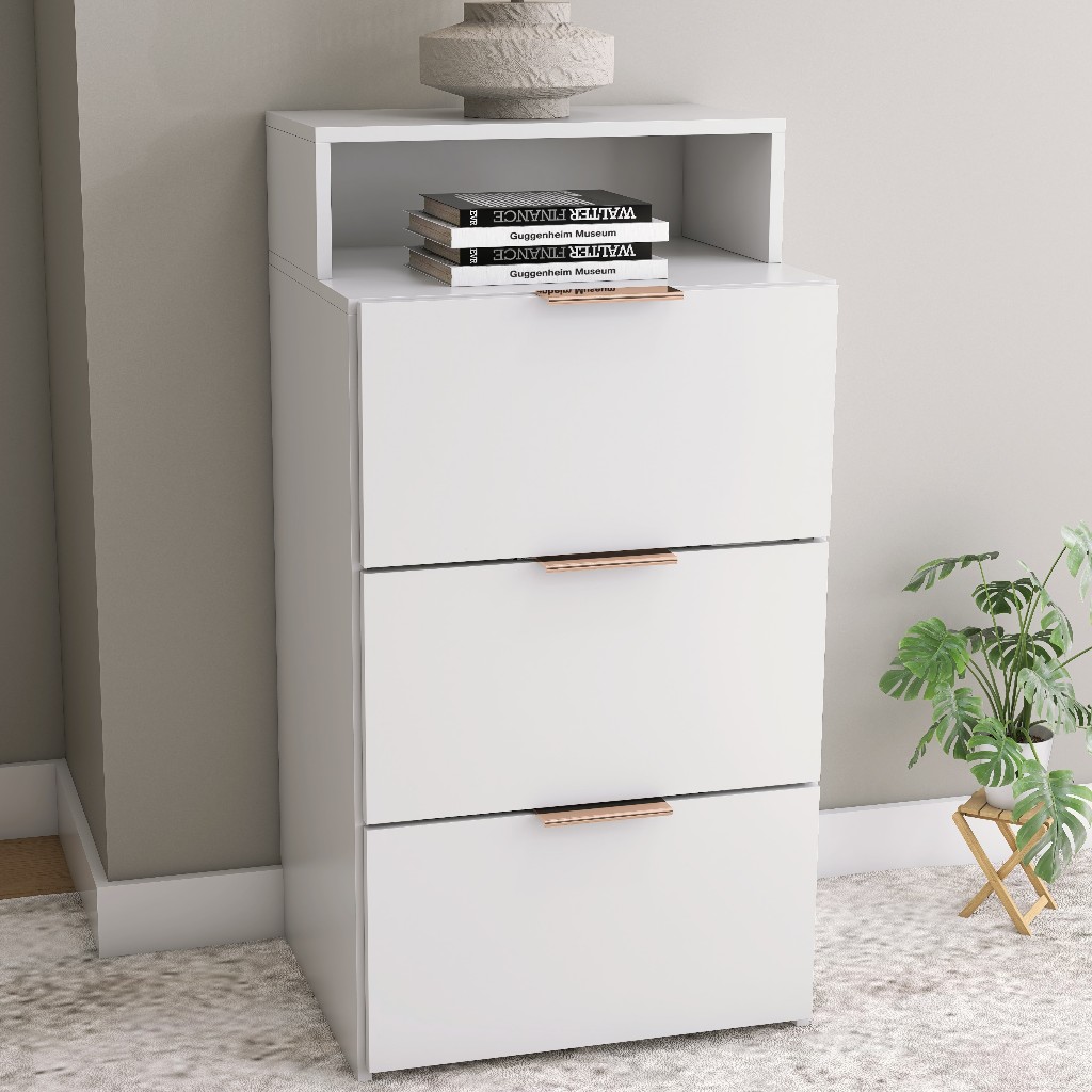 Queima de Estoque – Gaveteiro para Quarto com 3 Gavetas Organizador