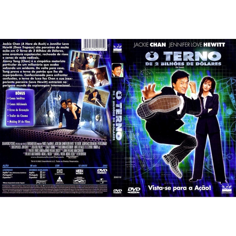 O TERNO DE 2 BILHOES DE DOLARES   Jackie Chan  DUBLADO E LEGENDADO   Jackie Chan (A Hora do Rush) e Jennifer Love Hewitt