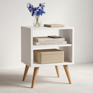 Mesa de Cabeceira MDF Retro para Quarto Casal ou Solteiro Nicho Decoração Criado em Oferta na Shopee