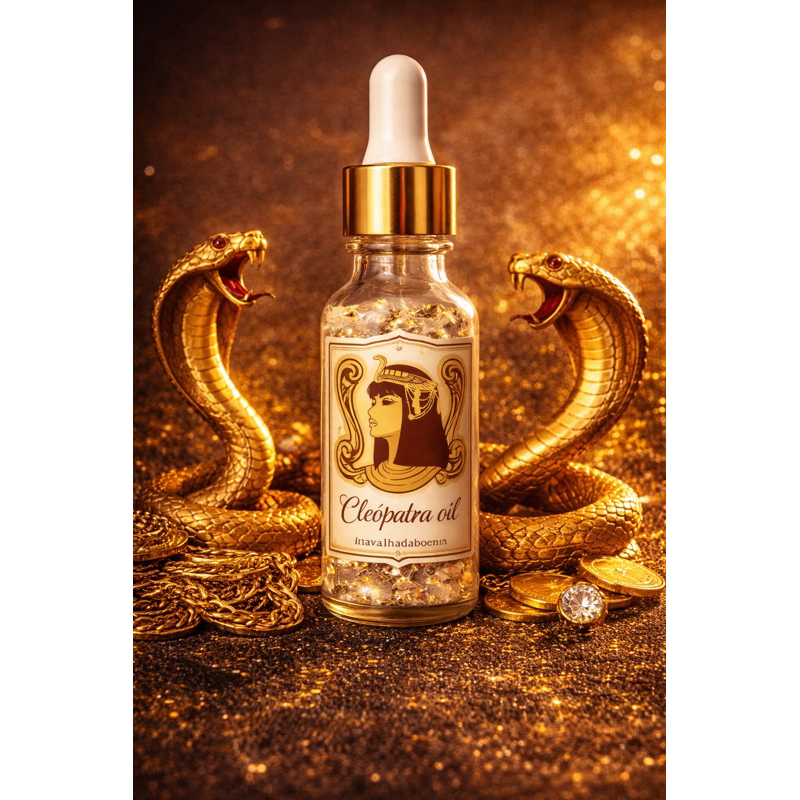🐍ÓLEO HOODOO CLEÓPATRA PARA MAGNETISMO FORTE * JÁ VAI CONJURADO