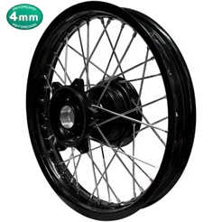 Roda Traseira Jante Aro Preto Xr Tornado 250 Cubo Preto Raios 4mm