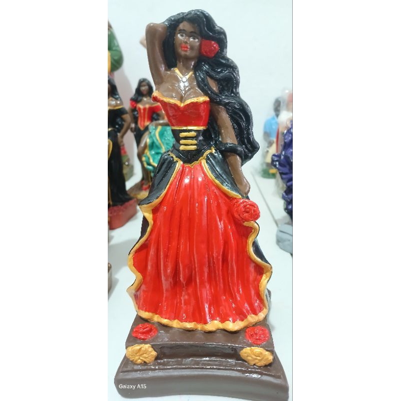 Pomba Gira gesso 20cm/Pomba Gira cabaré