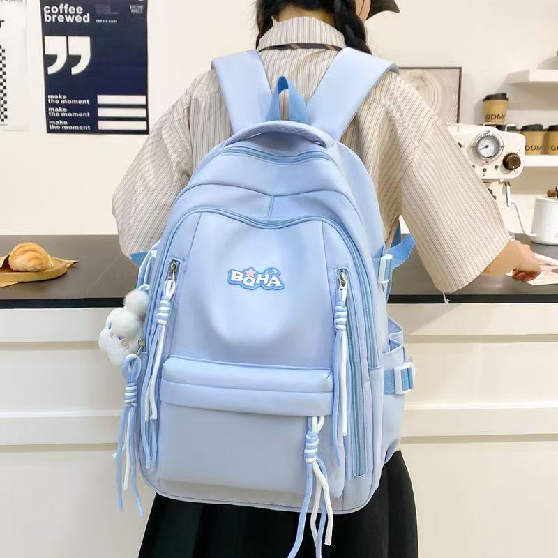 Mochila Feminina Escolar Passeio Resistente Coreano Grande Capacidade Impermeáve em Oferta na Shopee