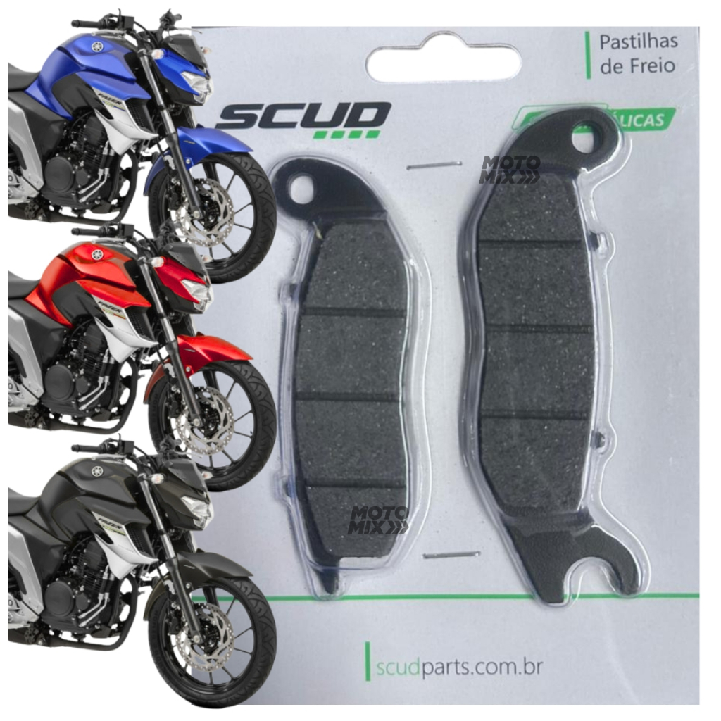Pastilha de Freio Dianteira Fazer 250 Abs 2018 A 2023 Scud