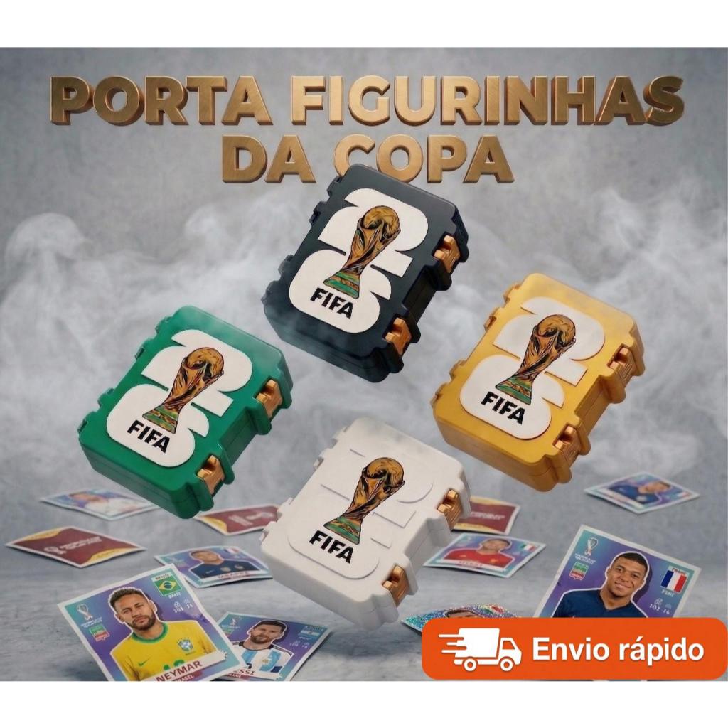 Porta Figurinhas Copa do Mundo Caixa para Figurinhas do Album da Copa do Mundo 2026